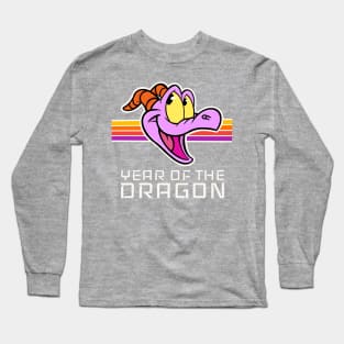 Year of the dragon Happy little purple dragon of imagination Long Sleeve T-Shirt